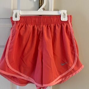 Nike Women's Bright Coral Athletic Shorts